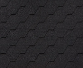 Черепица гибкая RoofShield Фемили Эко Лайт Стандарт графитно-черный Центр Кровли
