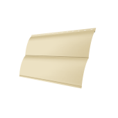 картинка Блок-хаус new 0,5 Satin с пленкой RAL 1015 светлая слоновая кость Центр Кровли Блок-хаус new 0,5 Satin с пленкой RAL 1015 светлая слоновая кость Центр Кровли