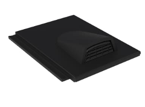 фото Вентиляционная черепица Braas Тегалит черный Центр Кровли картинка Вентиляционная черепица Braas Тегалит черный Центр Кровли