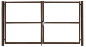 Ворота Colority Zinc Lock 1,5х3,5 RAL 8017 Центр Кровли