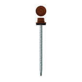 Саморез кровельный Daxmer 4,8х70 (100шт) сверло №1 RAL 3009 Центр Кровли