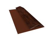 Планка финишная БХ new 0,45 Print Elite Cherry Wood TwinColor (2м) Центр Кровли