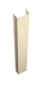 Крепежная планка нижняя Texas 0,45 Print Elite Milky Wood TwinColor (1,8м) Центр Кровли