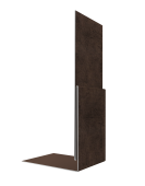 Планка приемная оконная 0,45 Print Elite Antique Wood TwinColor (2м) Центр Кровли