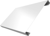 Ламель лицевая 200 забора жалюзи Техас Grand Line 0,45 Drap RAL 9003 сигнальный белый Центр Кровли