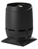 Вентилятор Vilpe Flow Eсo200S с основанием 400x400 черный Центр Кровли