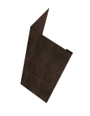 Нащельник (для калиток и ворот) 25х35 жалюзи Milan, Tokyo, Palermo 0,45 Print Elite Antique Wood TwinColor (L2,0) Центр Кровли