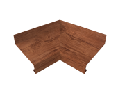Угол отлива внутренний 250 0,45 Print Premium с пленкой Rowan Wood Intense FTC Центр Кровли