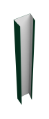 Крепежная планка верхняя Texas 0,5 PE lite RAL 6005 зеленый мох (3м) Центр Кровли