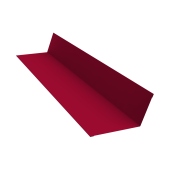 Планка примыкания 90х140 0,45 PE с пленкой RAL 3003 рубиново-красный (3м) Центр Кровли