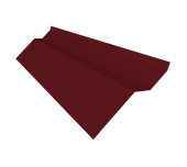 Планка примыкания внакладку Grand Line Фартук S6 пристенный накладной 0,5 Сатин матовый ТХ RAL 3005 красное вино (3м) Центр Кровли