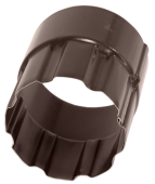 Соединитель трубы 90 мм Matte PU RAL 8017 Центр Кровли