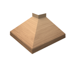 Угол отлива внешний 200 0,45 Print Elite с пленкой Honey Wood TwinColor Центр Кровли