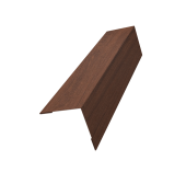 Угол внешний 40х40 0,45 Print Elite Choco Wood TwinColor (2м) Центр Кровли