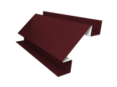 Планка угла внутреннего сложного БХ new 0,5 Satin Matt TX RAL 3005 красное вино (3м) Центр Кровли