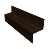 Отлив межэтажный 35 0,45 Print-Double Premium Antique Wood (3м) Центр Кровли
