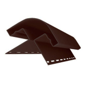 Планка радиусная Grand Line Декор Премиум Акрил темный дуб (3,0м) Центр Кровли