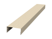 Крышка 30х15 жалюзи Texas 0,45 Print Elite Milky Wood TwinColor (2,5м) Центр Кровли
