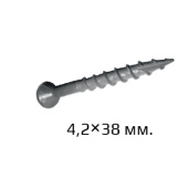 картинка Саморез для фибросайдинга SidWood 4,2х38 200 шт дерево Центр Кровли Саморез для фибросайдинга SidWood 4,2х38 200 шт дерево Центр Кровли