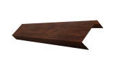 Ламель лицевая 50 забора жалюзи Texas 0,45 Print Premium с пленкой Cherry Wood Dark FTC Центр Кровли
