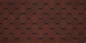 Черепица гибкая Tegola Garda rosso 409 (красный) Центр Кровли