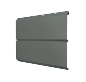 Софит ЭкоБрус new c перфорацией 0,45 PE RAL 7005 мышино-серый Центр Кровли