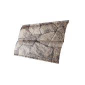 Блок-хаус new Grand Line 0,45 Print Elite с пленкой King Stone TwinColor Центр Кровли