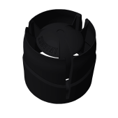 Колпак Krovent Hupcap 110 new черный Центр Кровли