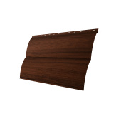Блок-хаус new Grand Line 0,45 Print Elite Choco Wood TwinColor Центр Кровли