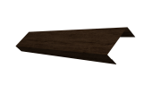 Ламель обратная 50 забора жалюзи Texas 0,45 Print Elite с пленкой Antique Wood Центр Кровли