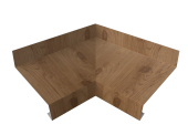 Угол отлива внутренний 50 0,45 Print Premium с пленкой Pine Wood Fresh Центр Кровли