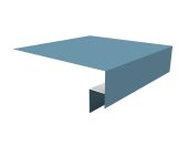 Планка околооконная сложная Экобрус Grand Line 200х50х25 0,45 Drap TX RAL 5024 пастельно-синий (2м) Центр Кровли