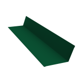 Планка примыкания 90х140 0,45 Drap ST RAL 6005 зеленый мох (3м) Центр Кровли