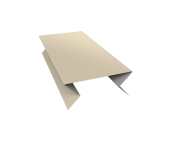 Планка угла внешнего составная нижняя Экобрус Grand Line 0,45 Принт Элит Молочное дерево TwinColor (3м) Центр Кровли