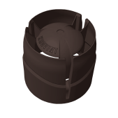 Колпак Krovent Hupcap 110 new коричневый Центр Кровли