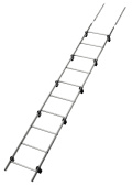 Лестница кровельная Grand Line RAL 9006 2,76м Центр Кровли