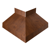 Угол отлива внешний 70 0,45 Print Premium с пленкой Golden Wood Fresh TwinColor Центр Кровли