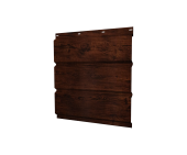 Софит металлический без перфорации 0,45 Print Elite с пленкой Cherry Wood TwinColor Центр Кровли