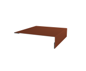 Планка мансардная 0,5 PurLite Matt RAL 8004 терракота (2м) Центр Кровли