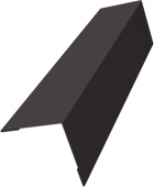 Угол внешний 50х50 Grand Line 0,45 Drap ТХ двухсторонний RR 32 темно-коричневый (2м) Центр Кровли