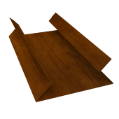 Планка угла внутреннего составная верхняя 0,45 Print-Double Premium Golden Wood Intense F (2м) Центр Кровли