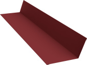 Планка примыкания 90х140 Grand Line 0,5 Сатин с пленкой RAL 3011 коричнево-красный (3м) Центр Кровли