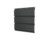 Софит металлический центральная перфорация 0,5 Drap с пленкой RAL 7016 антрацитово-серый Центр Кровли