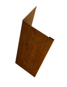 Нащельник (для калиток и ворот) 25х35 жалюзи Milan, Tokyo, Palermo 0,45 Print Premium Golden Wood Intense FTC (L2,0) Центр Кровли