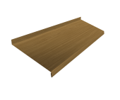 Отлив простой 250 0,45 Print Elite Honey Wood TwinColor (3м) Центр Кровли
