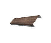 Ламель обратная 100 забора жалюзи Texas 0,45 Print Premium Almond Wood Fresh Центр Кровли