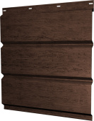 Софит металлический Классик v02 Grand Line центральная перфорация 0,45 Print Premium Antique Wood TwinColor Центр Кровли
