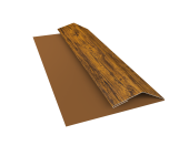 Планка финишная БХ new 0,4 Print Premium Golden Wood Fresh TwinColor (2м) Центр Кровли