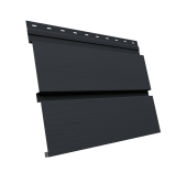 картинка Квадро брус 3D 0,5 Satin с пленкой RAL 7024 мокрый асфальт Центр Кровли Квадро брус 3D 0,5 Satin с пленкой RAL 7024 мокрый асфальт Центр Кровли