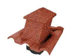 фото Вентилятор кровельный для композитной черепицы Metrotile HV15-15 Gallo скарлет Центр Кровли картинка Вентилятор кровельный для композитной черепицы Metrotile HV15-15 Gallo скарлет Центр Кровли